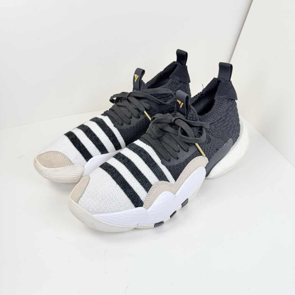 Adidas Trae Young 2 ADAO Basketball Shoes Black White Oreo Men's Size 10